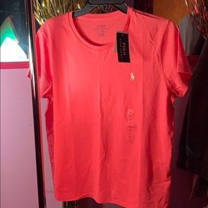 Red Ralph Lauren polo shirt